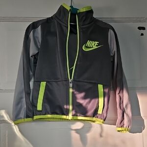 Nike Kids' Gray Jacket And Pants with Light Grey Accents Size 2T